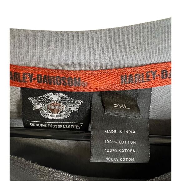 Harley Davidson Vintage Long Sleeve T-Shirt With Eagle Graphic - Picture 4 of 6